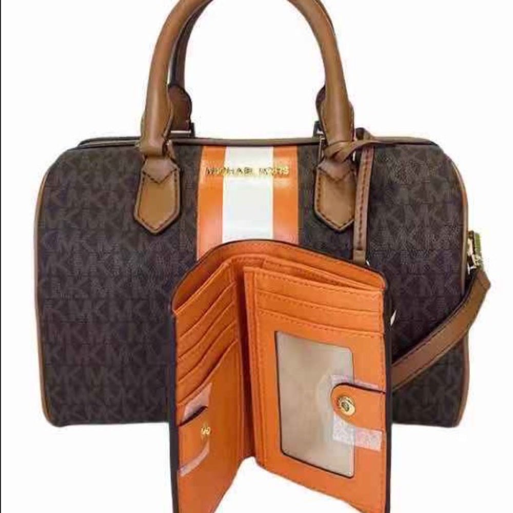 BUNDLE💞NWT Michael Kors Satchel & Wallet - Picture 4 of 14